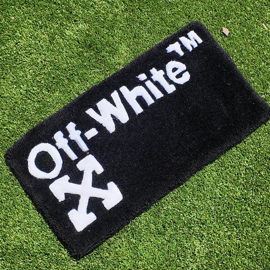 Off-White Desk Rug