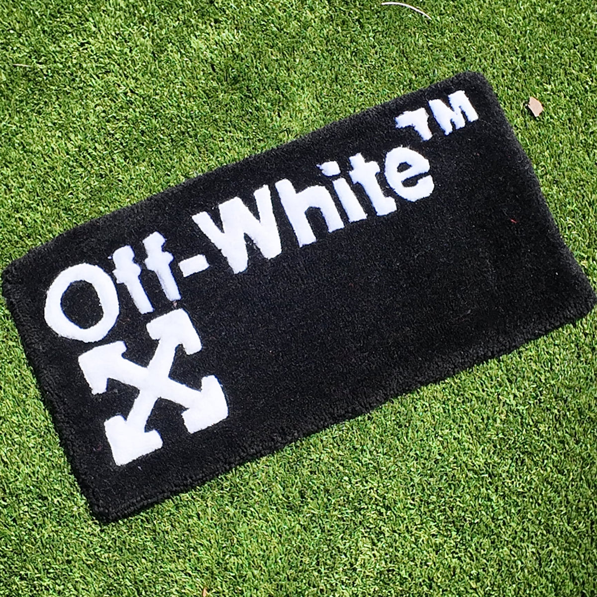 Off-White Desk Rug