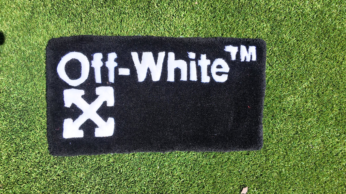Off-White Desk Rug